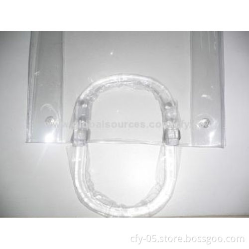 Vinyl Clear PVC Tote Bag, Different Designs, Shapes and Printing Ways Available